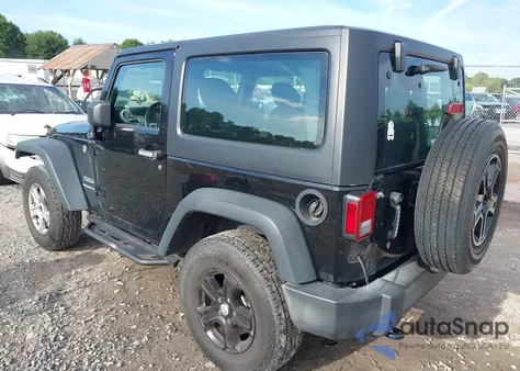 2016 Jeep Wrangler Sport из США, поврежденный, VIN 1C4AJWAG9GL341065